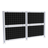 Elios AgriVoltaic Solar Fence | Vertical Aluminum Solar Racking for 4 Panels