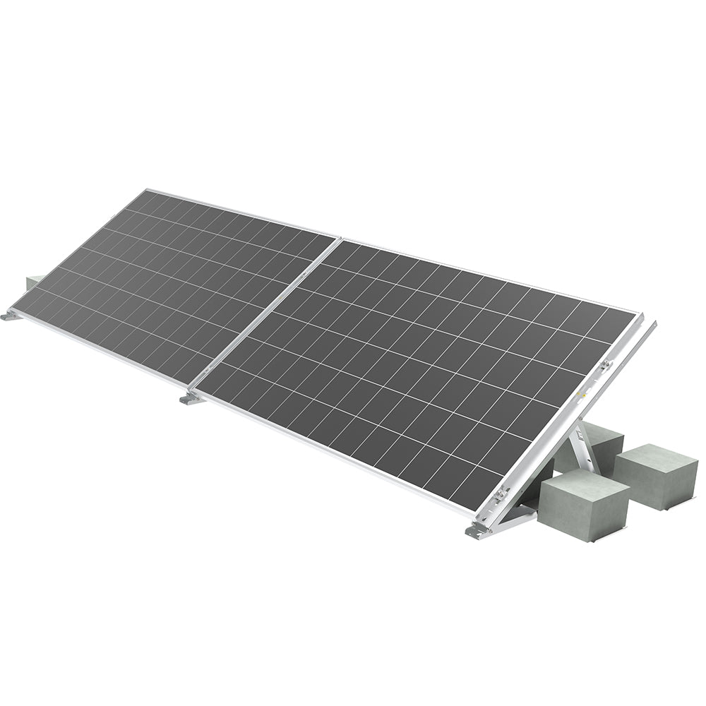 Elios Tectum TX Ballasted Roof Racking for 2nd Panel | Modular Add On