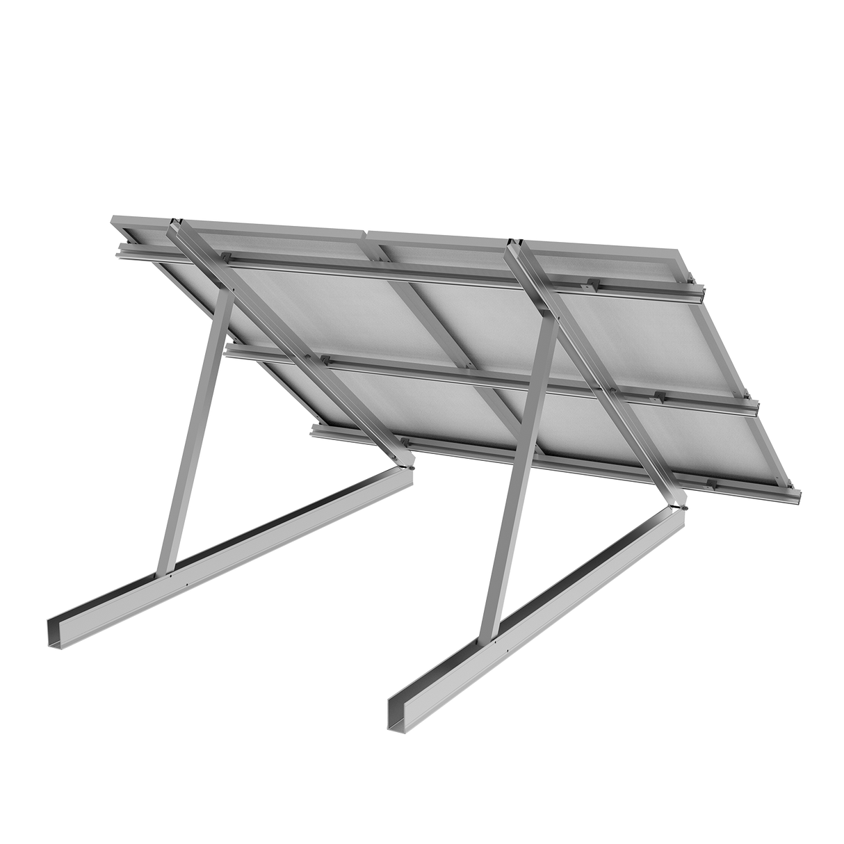 Elios Contrack A+B | Container Racking for 2 solar Panels