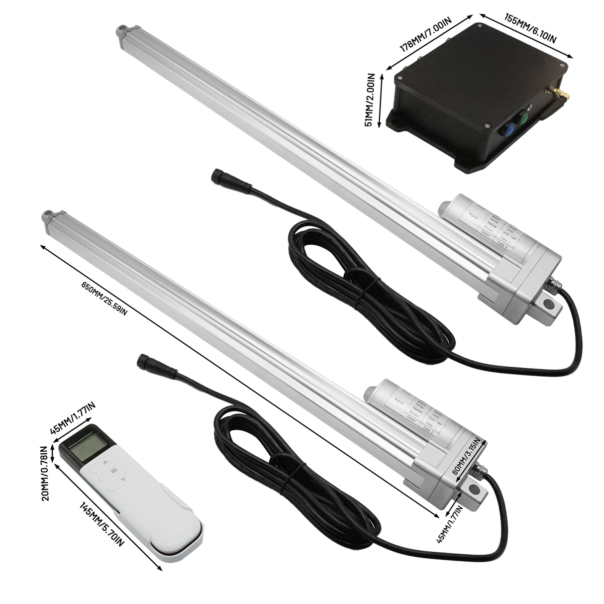 Elios Contrack D | Kit d'actionneur avec télécommande