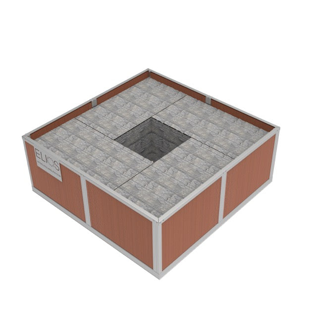 Elios Basket 8 Panel Post for Elios Arbora P8 | To fill with rock