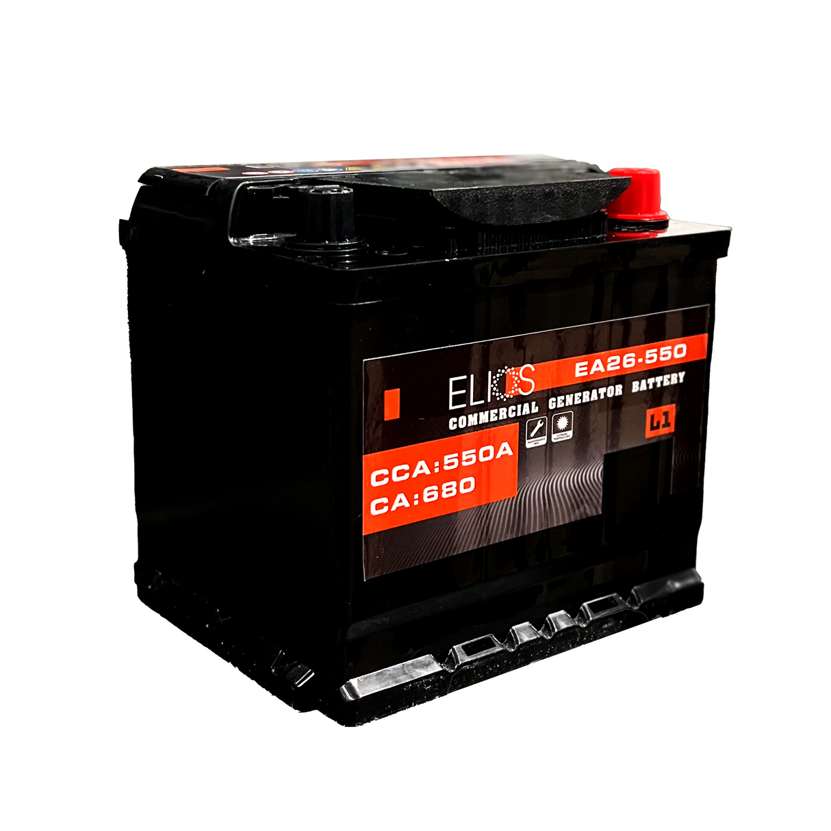 Elios Altilium EA26-550 | Flooded Sealed Lead Acid Battery | 12V-55Ah