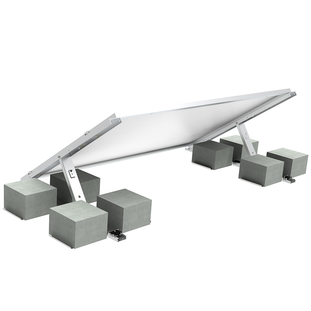 Elios Tectum T1 Ballasted Roof Racking For 1 Panel