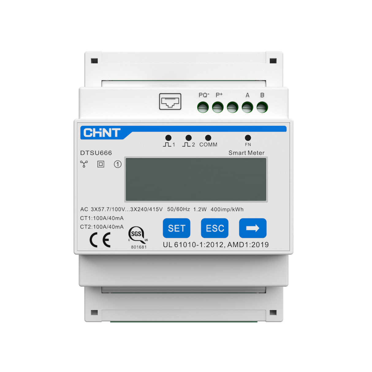 HYXI CHINT DTSU666 100A Smart Meter (2CT)