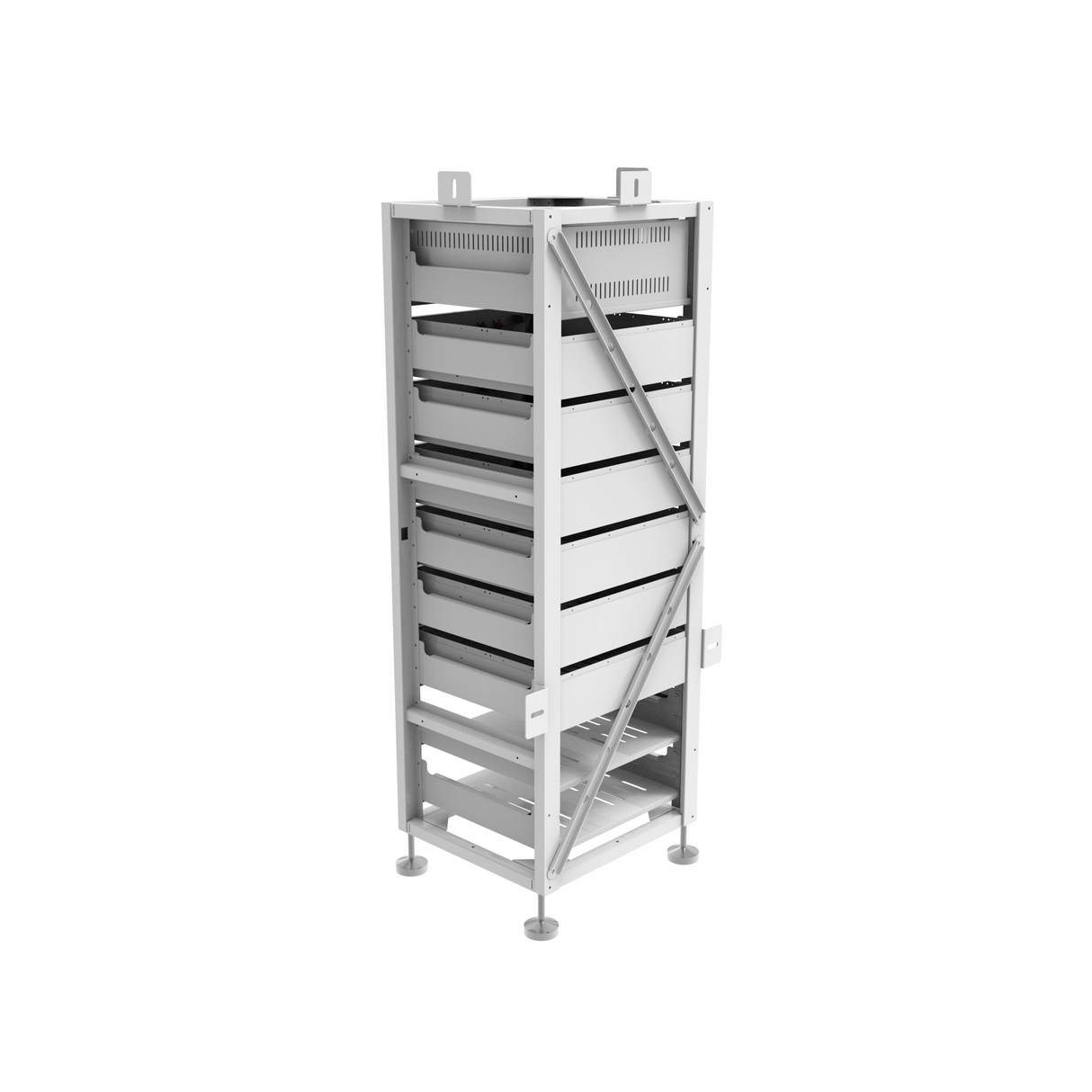 Système de stockage d'énergie à batterie au lithium haute tension Elios Litio EO-HV 30,7–61,4 kWh pour usage commercial en intérieur | Certifié UL