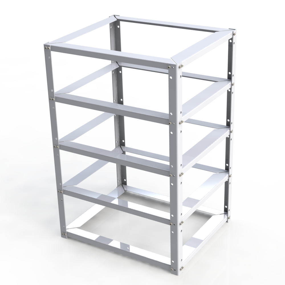 Pylontech Battery Rack for 4 X US5000 | Galvanized steel