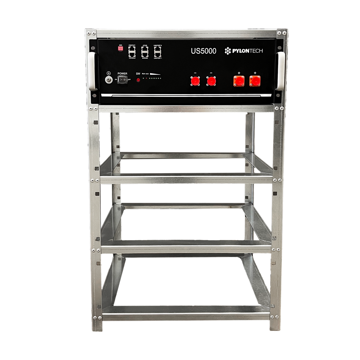 Pylontech Battery Rack for 4 X US5000 | Galvanized steel