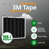 Pack of 2 Elios Voltaic210F-T | 210W Semi Flexible Solar Panel with 3M tape