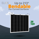 Pack of 2 Elios Voltaic210F-T | 210W Semi Flexible Solar Panel with 3M tape