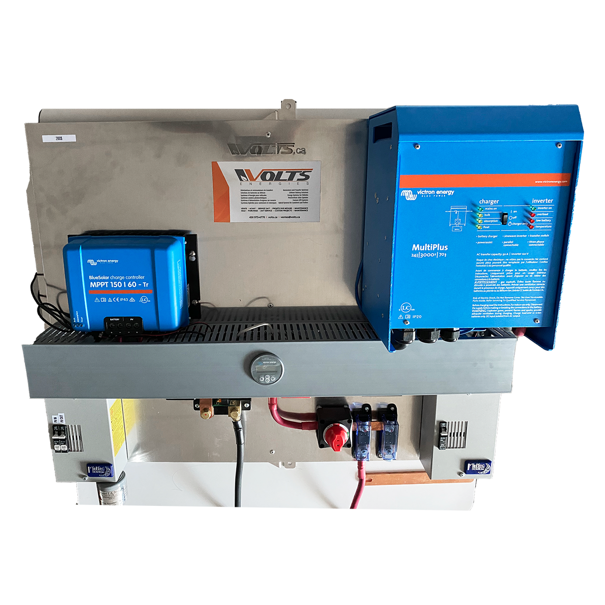 Pre-assembled Solar kit | MultiPlus 24/3000/70-50 & MPPT150V/60A