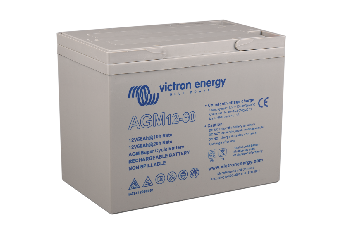 Victron energy 12V/60Ah AGM Super Cycle Battery (M5) – Volts energies