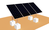 Elios Terra G4 | Ground Mount System For 4 Solar Panels | Ground Mounting System