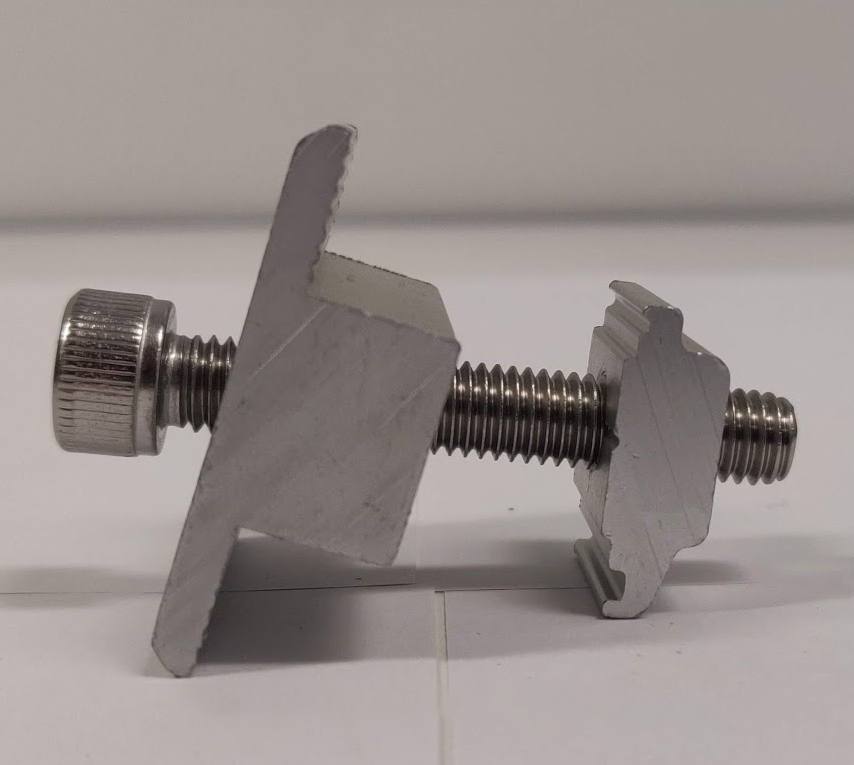 Elios Solaire Middle Clamp Aluminium Anodisé 30/35/40 mm