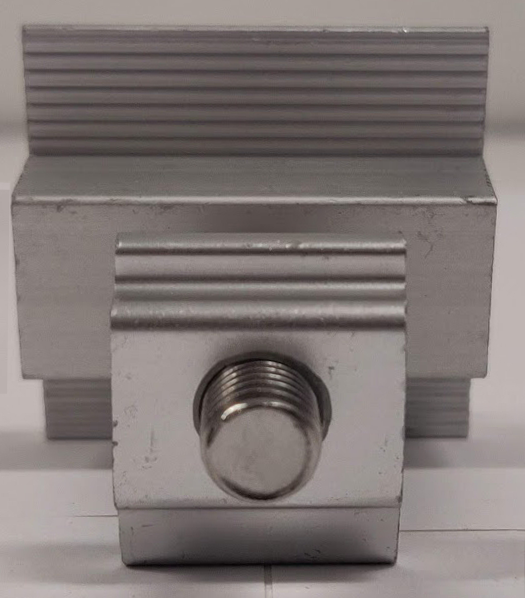 Elios Solaire Middle Clamp Aluminium Anodisé 30/35/40 mm