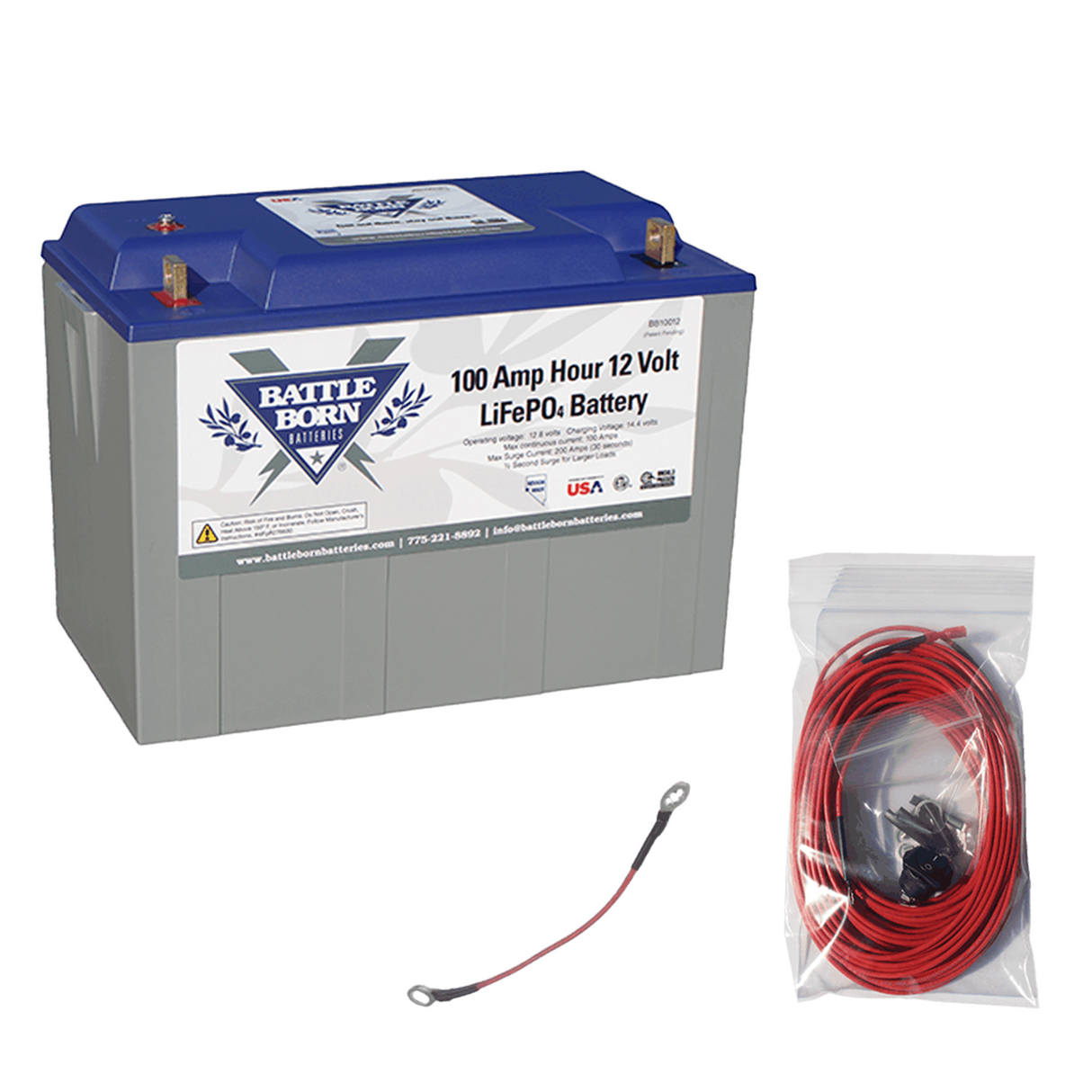 Battleborn 100Ah 12V LiFePO4 Deep Cycle HEATED Battery | Price Valid While Supplies Last