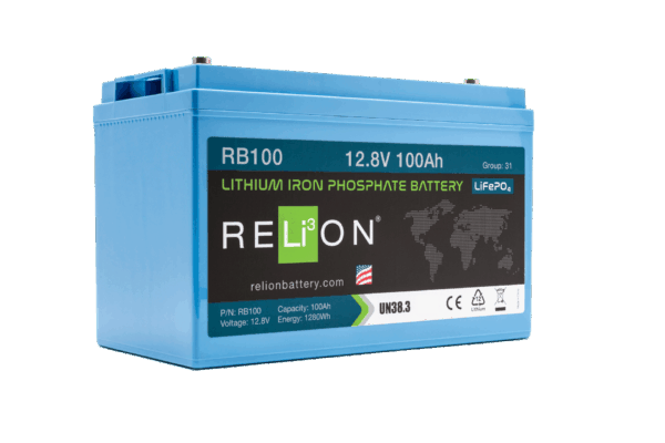 RELION 12V 100Ah LiFePO4 Battery | RB100