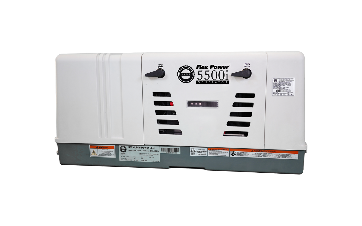 Générateur installé à double carburant RVMP Flex Power 5500i