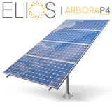 Elios Arbora P4 | Pole Mount System for 4 Solar Panels | Post Mounting System