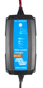 Victron Energy Blue Smart IP65 Charger 24V /8A(1) 120V NEMA 1-15P Retail | BPC240831104R