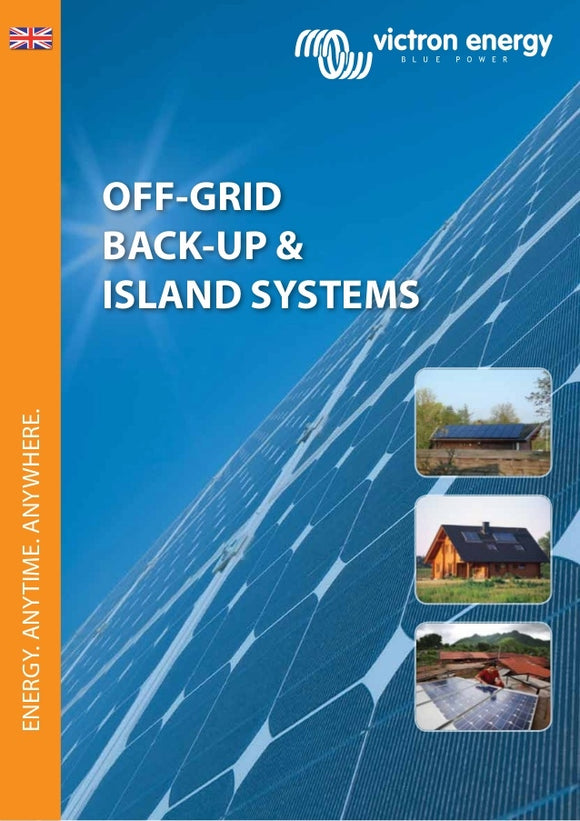 Victron Energy poster A3-Off-grid, back-up/Island systems EN-5 pcs
