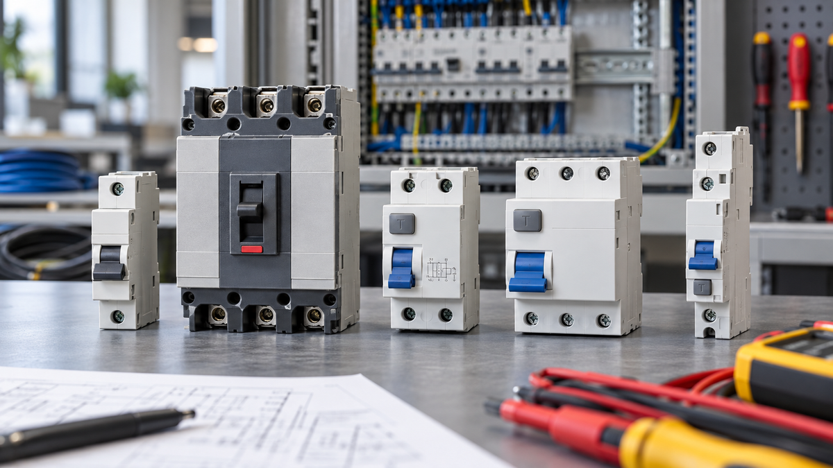 Difference Between MCB, MCCB, RCB, RCD, RCCB, & RCBO