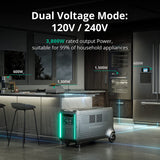 Zendure SuperBase V6400 | 6.4kWh, Dual Voltage 120V/240V | Portable Power Station
