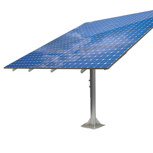 Elios Arbora P8 | Pole Mount System for 8 Solar Panels (Large) | Post Mounting System with manual crank