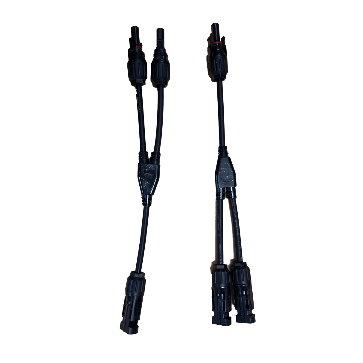 1 paire x connecteurs solaires Y connexion parallèle 2 branches électriques solaires 30 A