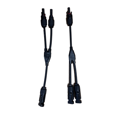 1 pair x Solar Connectors Y parallel connection 2 solar electric branch 30A