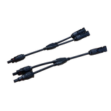 1 paire x connecteurs solaires Y connexion parallèle 2 branches électriques solaires 30 A