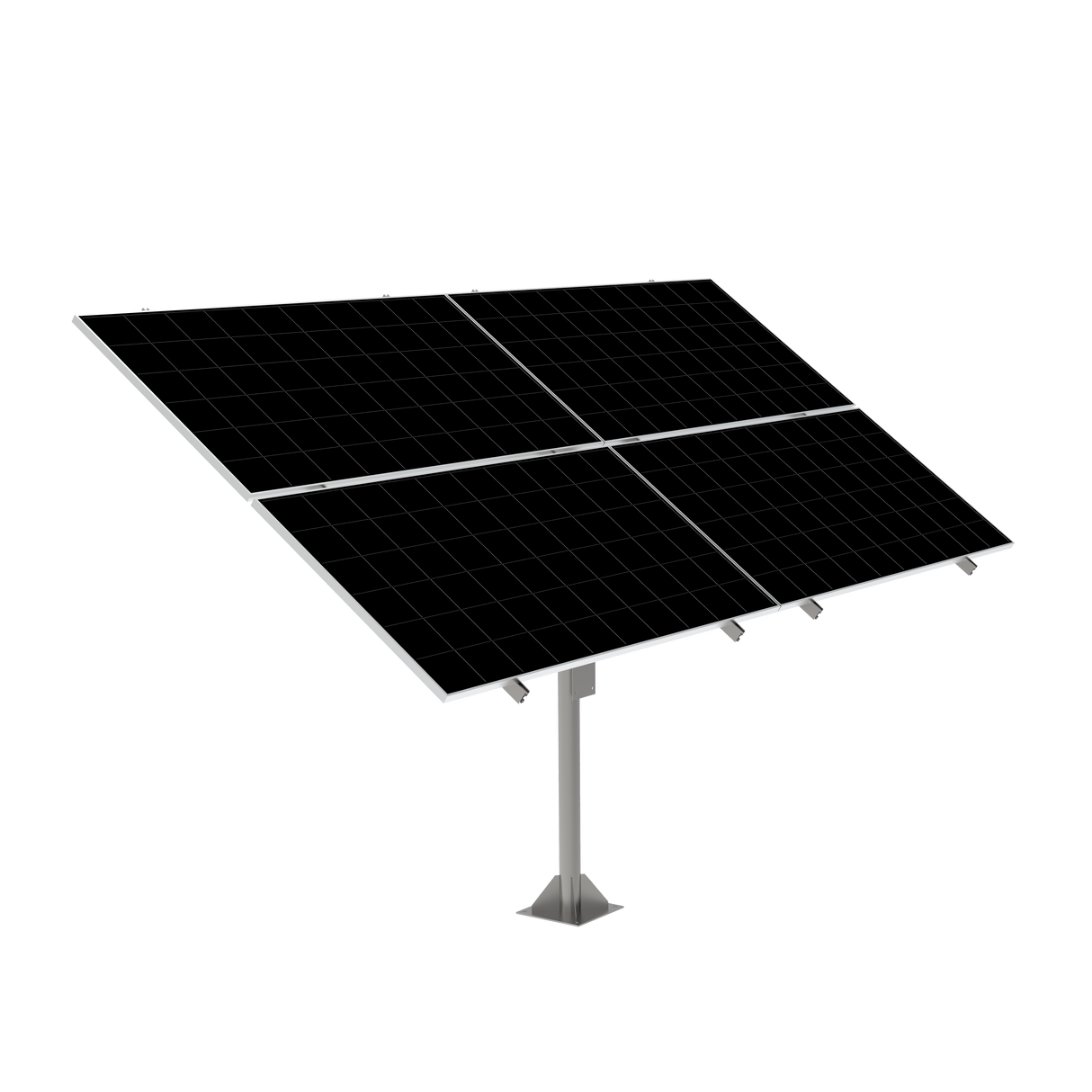 Elios Arbora P4-C | Pole Mount System for 4 Solar Panels | Post Mounting System