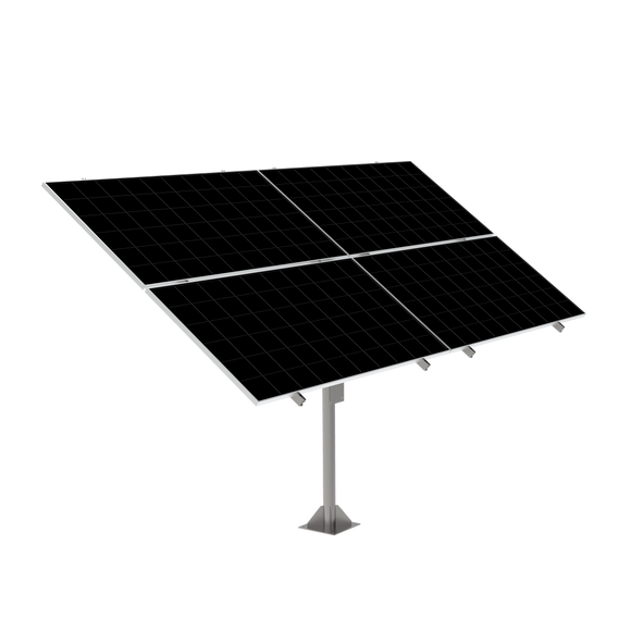 Elios Arbora P4-C | Pole Mount System for 4 Solar Panels | Post Mounting System