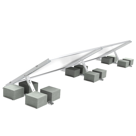 Elios Tectum TX Ballasted Roof Racking for 2nd Panel | Modular Add On