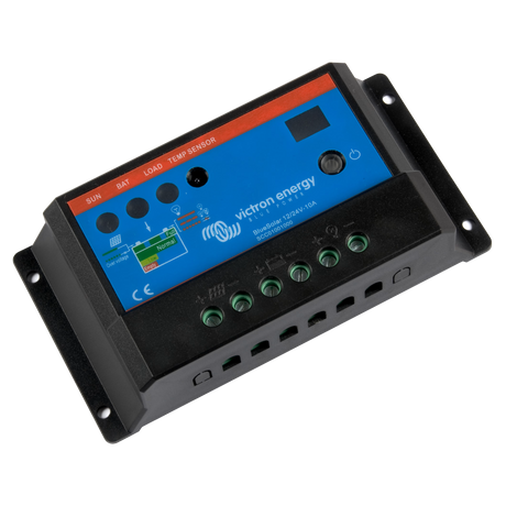 Régulateur de charge solaire Victron BlueSolar PWM-Light 12/24 V 10 A, vue de profil
