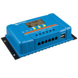 Victron Energy BlueSolar PWM DUO 12/24 V - 20 A avec écran LCD et port USB | SCC010020060