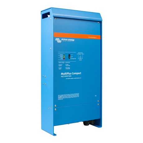 Vue de profil du chargeur-onduleur Victron MultiPlus Compact 24/2000/50-50 120 V