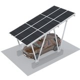 Elios Solar Carport M9 | Aluminum Structure for 1 Vehicle | 9 Solar Panels (5.4 kW+)