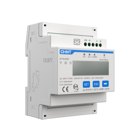 HYXI CHINT DTSU666 100A Smart Meter (2CT)