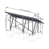 Elios Terra G4 | Ground Mount System For 4 Solar Panels