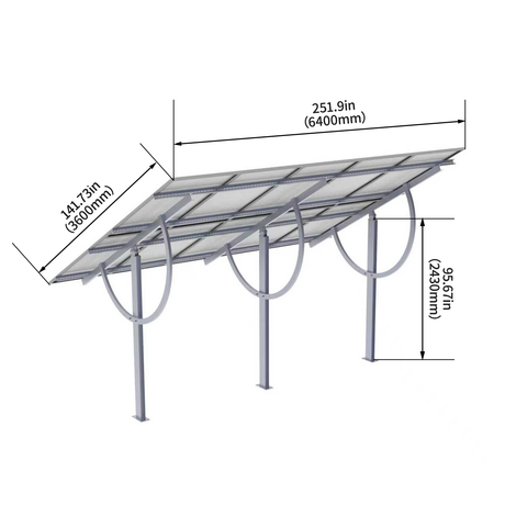 Elios Terra G10 | Adjustable Ground Mount System For 10 Solar Panel