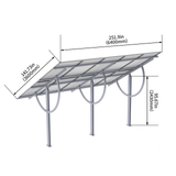 Elios Terra G10 | Adjustable Ground Mount System For 10 Solar Panel