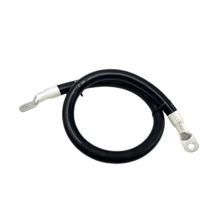 Elios Inverter Cable Pair AWG4/0-M8 Lugs, 5Ft Black/Red