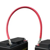 Elios Inverter Cable Pair AWG4/0-M8 Lugs, 5Ft Black/Red