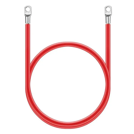 Elios Inverter Cable Pair AWG4/0-M8 Lugs, 5Ft Black/Red