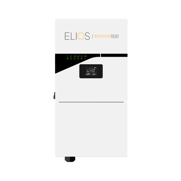 Elios Inversa1510 | 10/15KW-48V All in one Hybrid Solar Inverter Charger | UL1741B Certified with Breakers