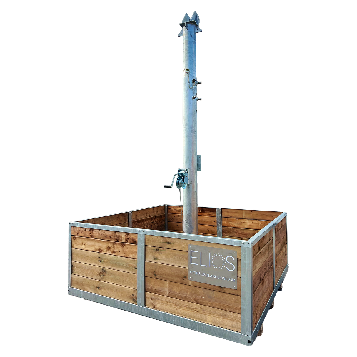 Elios Basket 8 Panel Post  for Elios Arbora P8 | To fill with rock