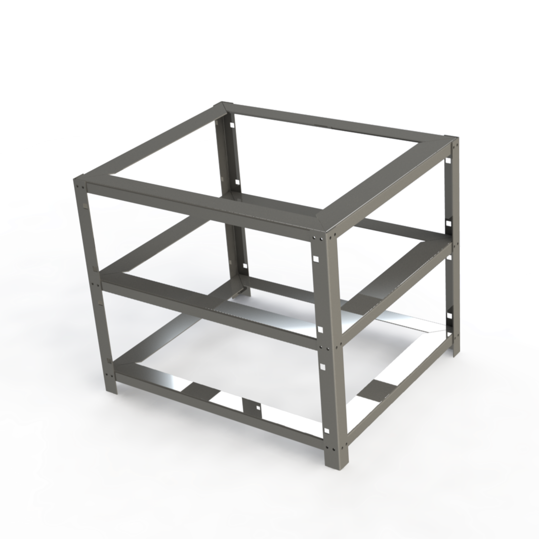 Pylontech Battery Rack for 2 x US5000 | Galvanized steel