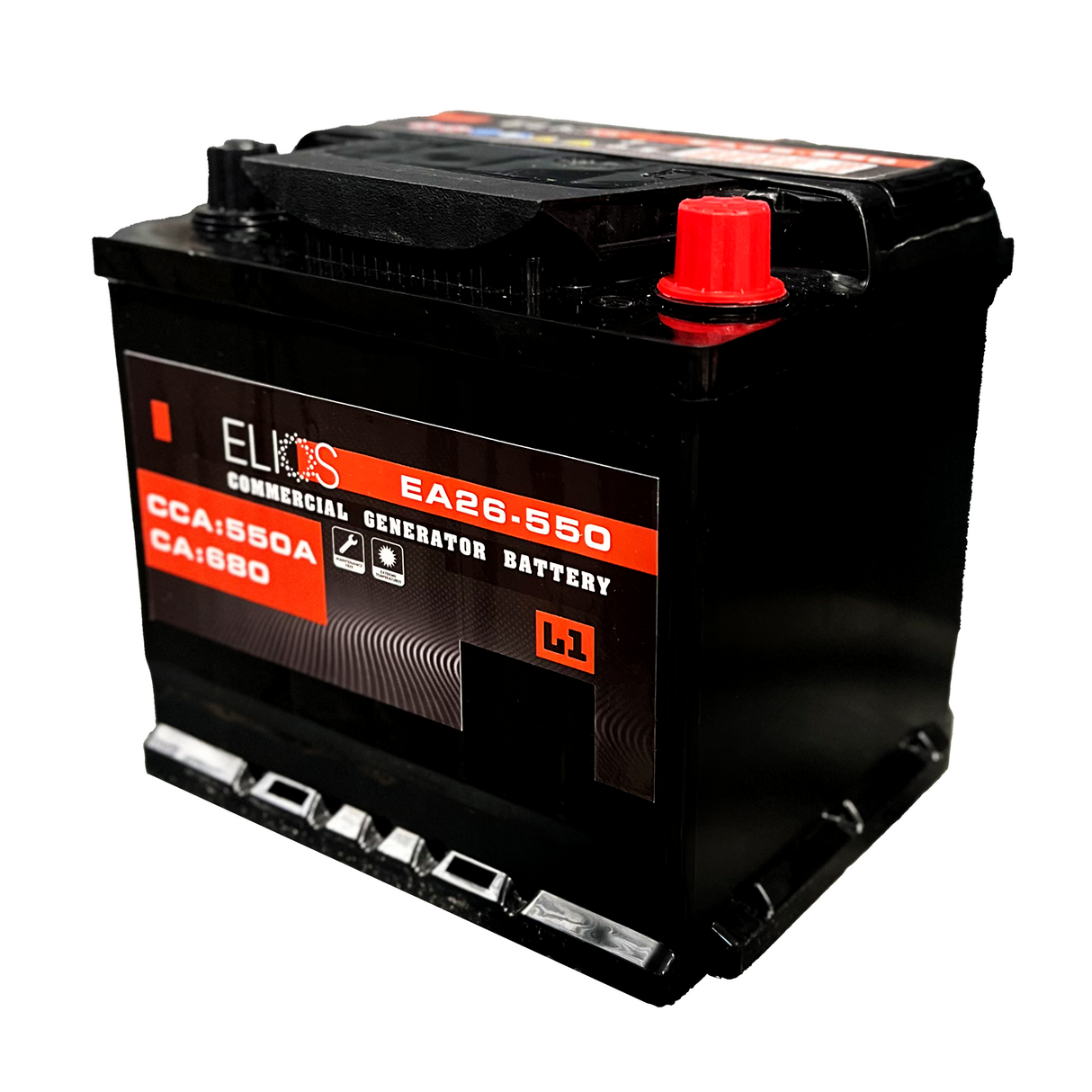 Elios Altilium EA26-550 | Flooded Sealed Lead Acid Battery | 12V-55Ah