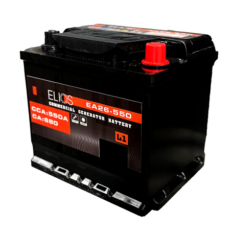 Elios Altilium EA26-550 | Flooded Sealed Lead Acid Battery | 12V-55Ah