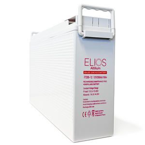 Elios Altilium FT200-12 Front Terminal | Sealed Rechargeable Lead Acid AGM Battery | 12V-200Ah